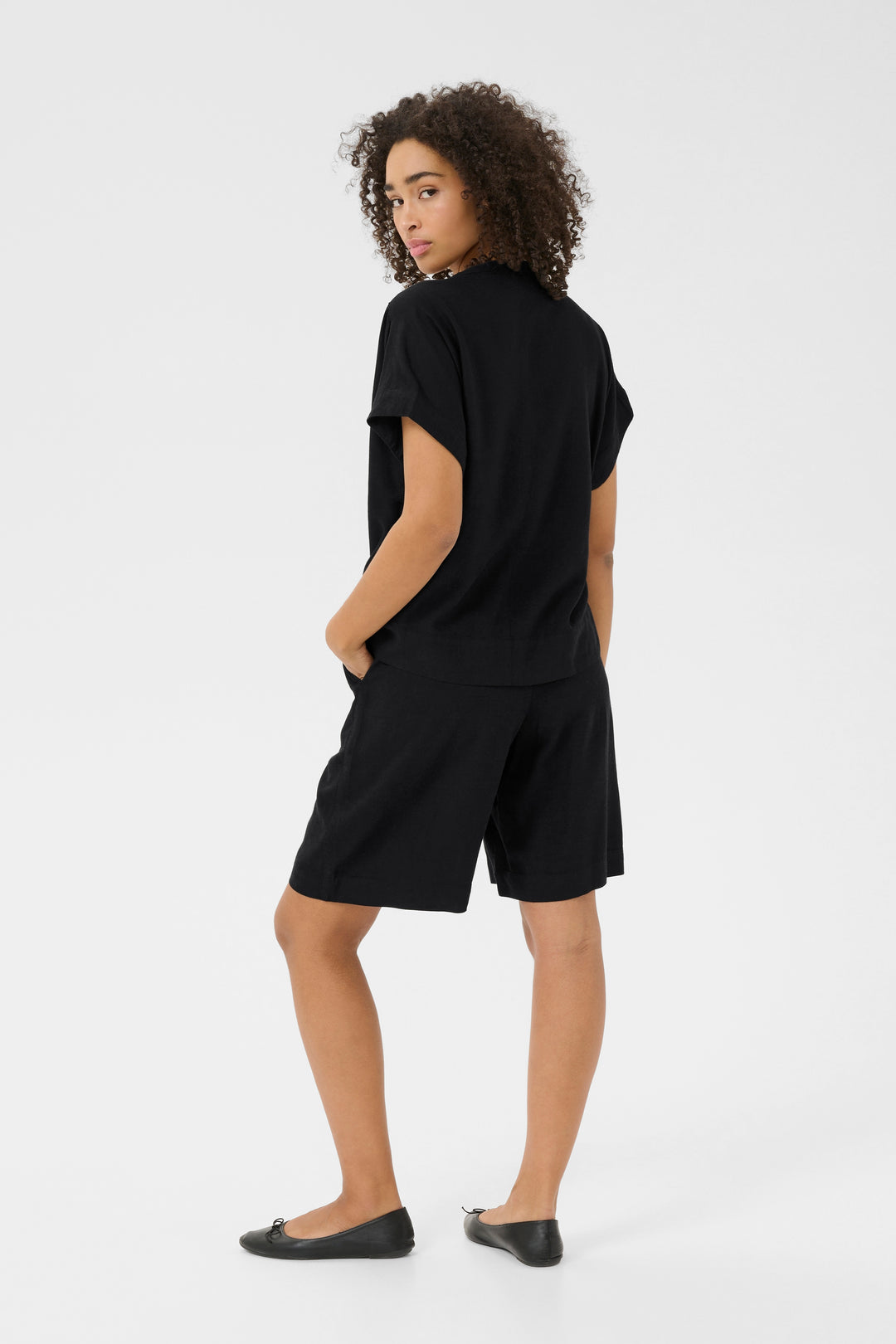 Kaffe KAmilia Top- Deep Black