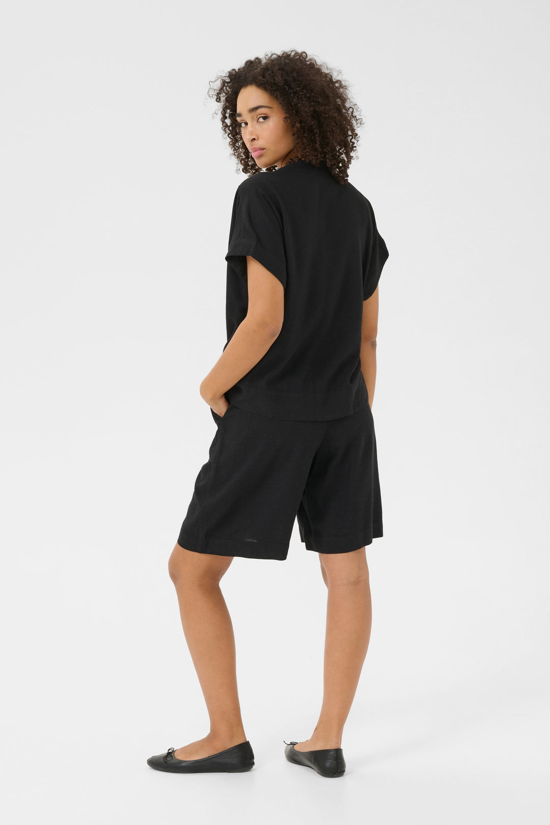 Kaffe KAmilia Top- Deep Black