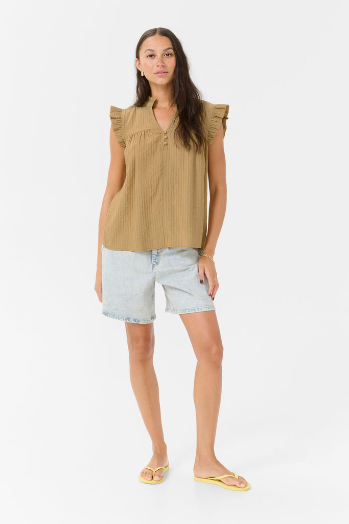 Kaffe Liany Via Blouse- Starfish