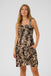 Kaffe Thora Amber Dress- Leopard Print