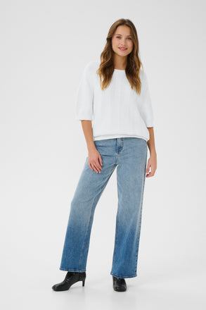 Kaffe Whitney Pullover- Chalk