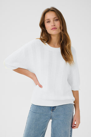 Kaffe Whitney Pullover- Chalk
