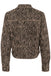 Kaffe Leondra Long Sleeved- Denim Shirt- Feather Grey/Black Animal Print