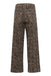 Kaffe Leondra High-Waist Straight Jeans- Feather Gray/Black Animal Print