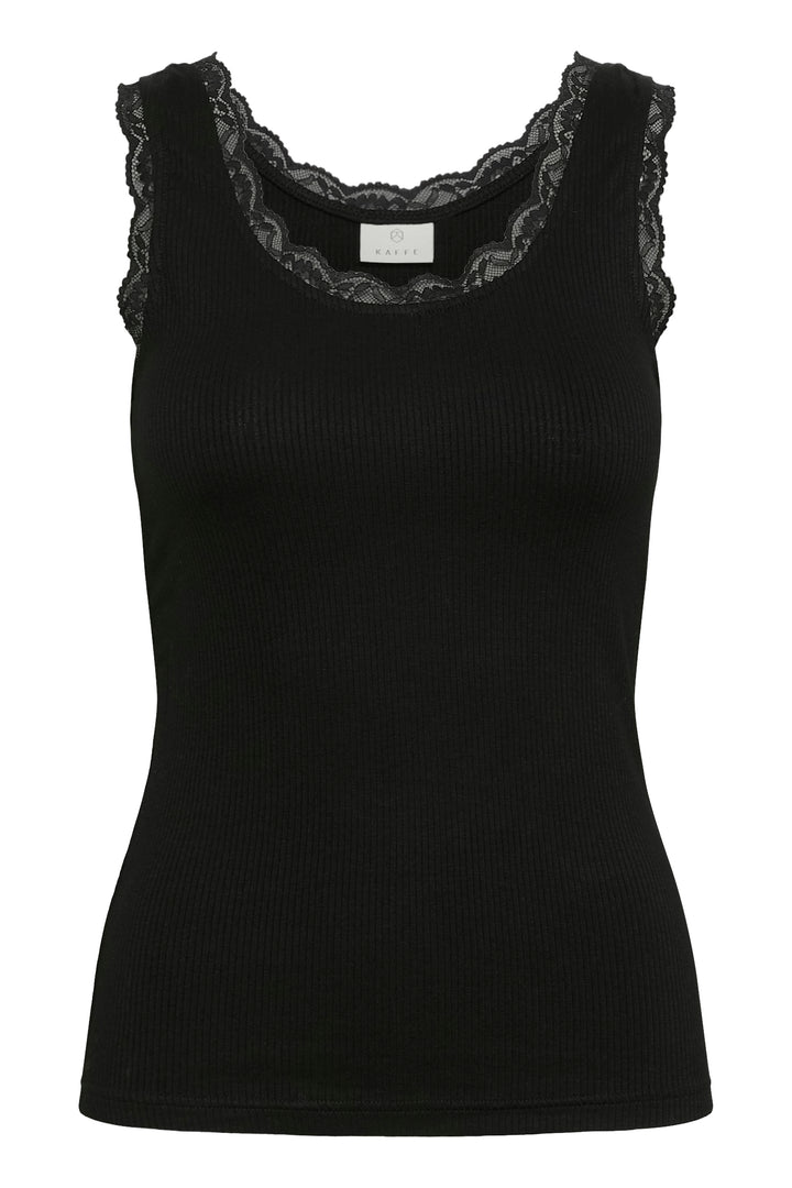 Kaffe Omi Tank Top- Black