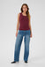 Kaffe Omi Slim Fit Top- Fudge