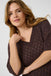 Kaffe Lourine V- Neck Pullover- Fudge