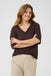 Kaffe Lourine V- Neck Pullover- Fudge