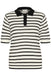 Kaffe Amalia Pullover- Chalk & Black Stripe