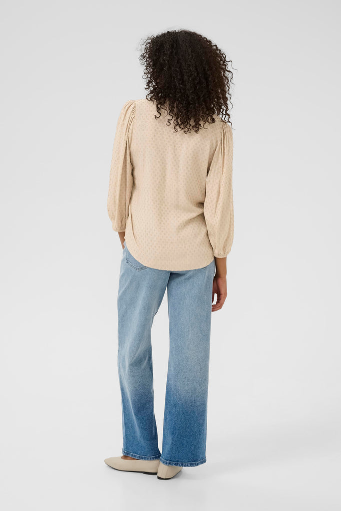 Kaffe Annika Blouse- Feather Gray