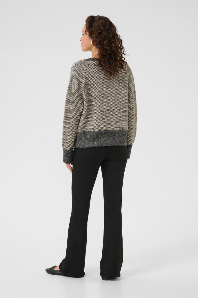 Kaffe Elina Pullover - Dark Grey