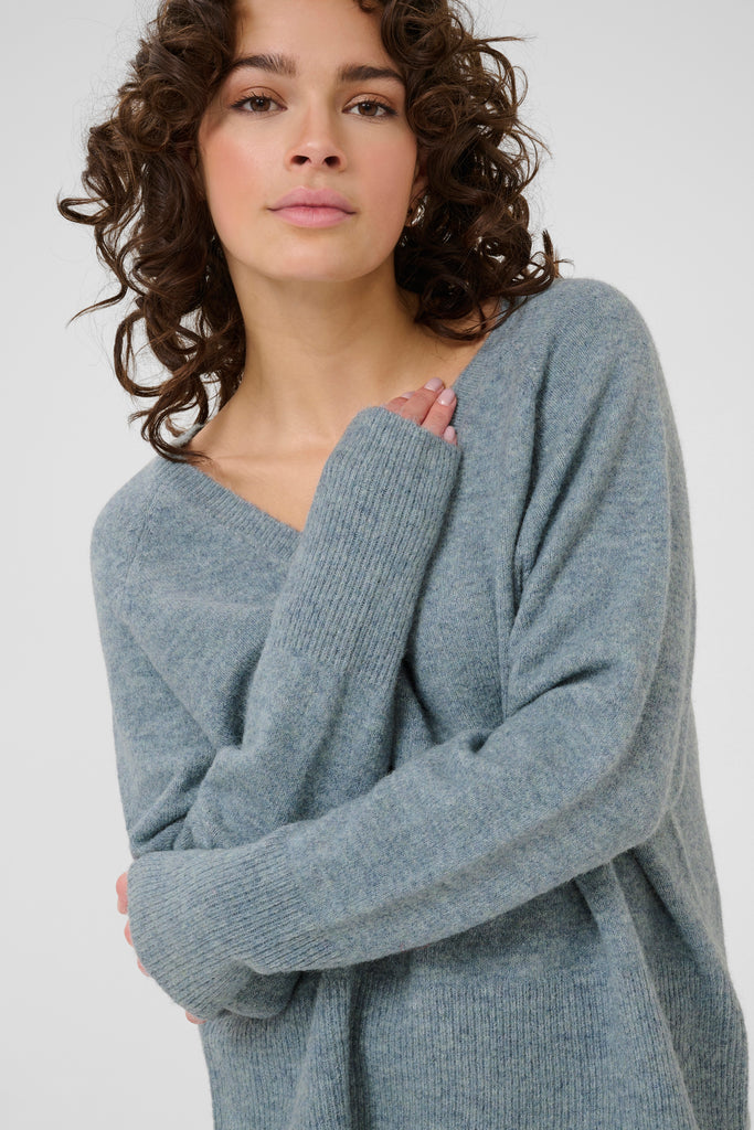 Kaffe Niel Pullover - Windward Blue