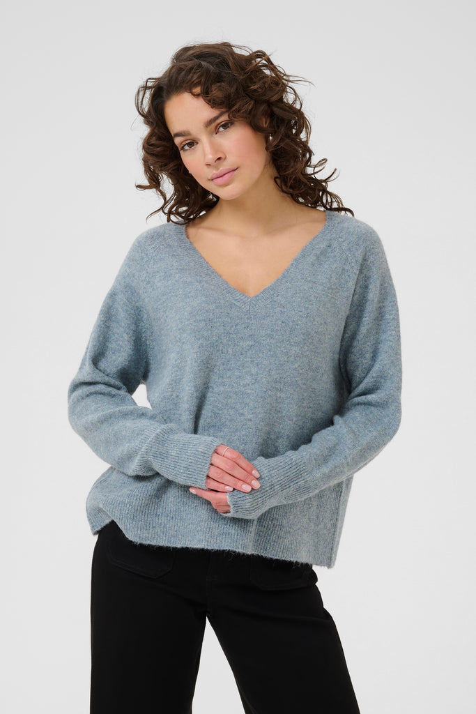 Kaffe Niel Pullover - Windward Blue