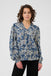Kaffe Dahlia Blouse - Bering Sea/White