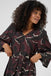 Kaffe Mille Dress - Windsor Wine/ Black Flower