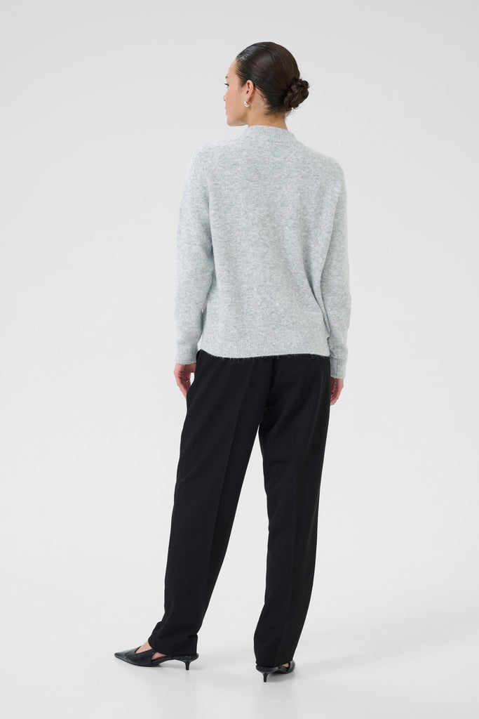 Kaffe Roxy Pullover - light grey melang