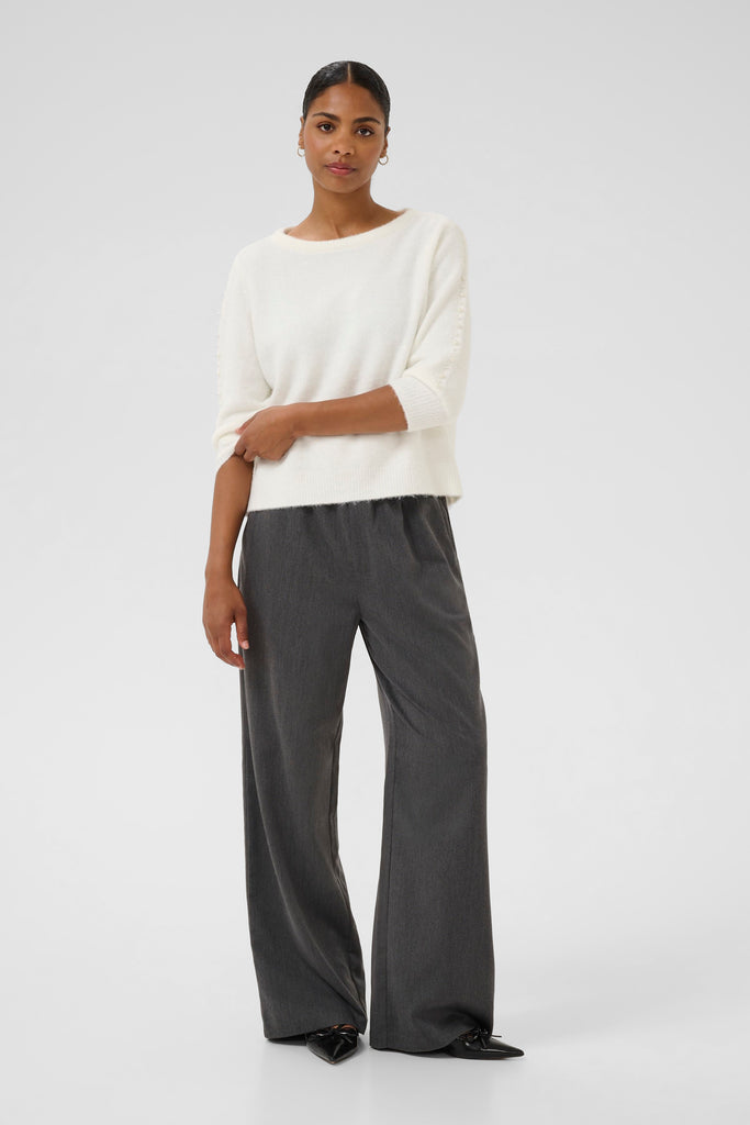 Kaffe Betty Pullover - Chalk
