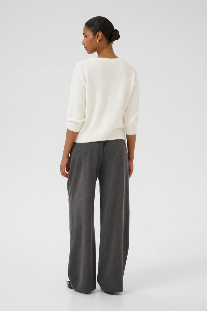 Kaffe Betty Pullover - Chalk