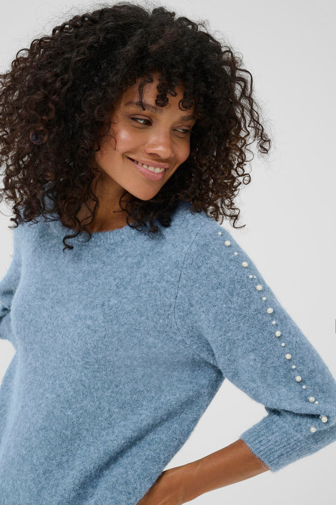 Kaffe Betty Pullover - Windward Blue