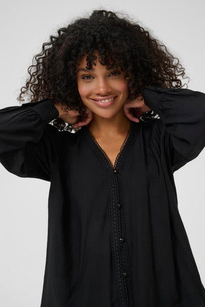 Kaffe Mirabel Blouse - Black Deep