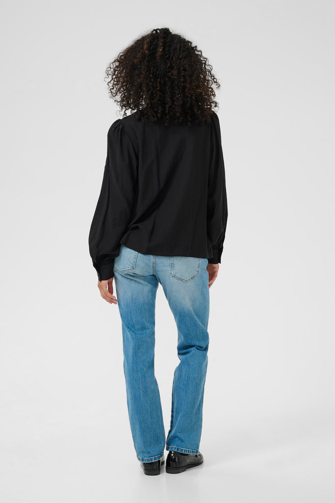 Kaffe Mirabel Blouse - Black Deep