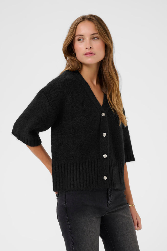 Kaffe Labis Cardigan - Black Deep
