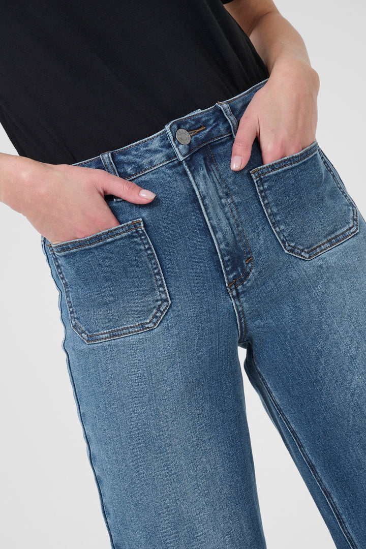 Kaffe Brook Regular Fit Jeans - Medium blue
