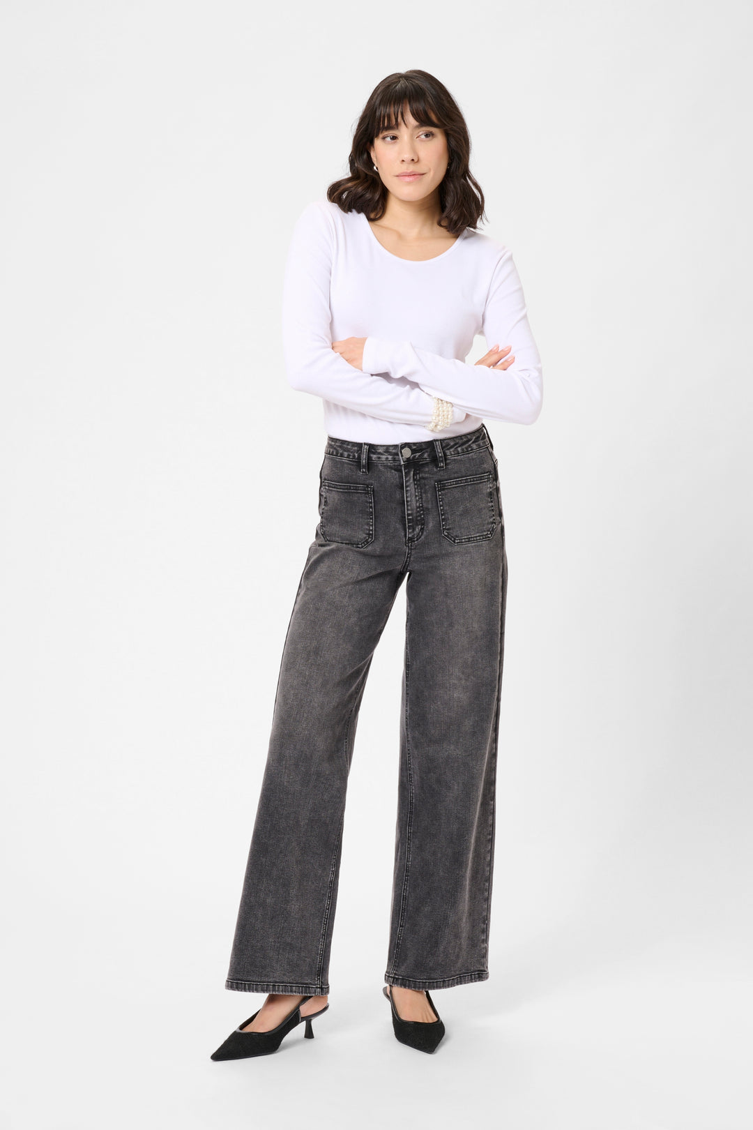 Kaffe Brook Jeans- Grey Vintage Wash