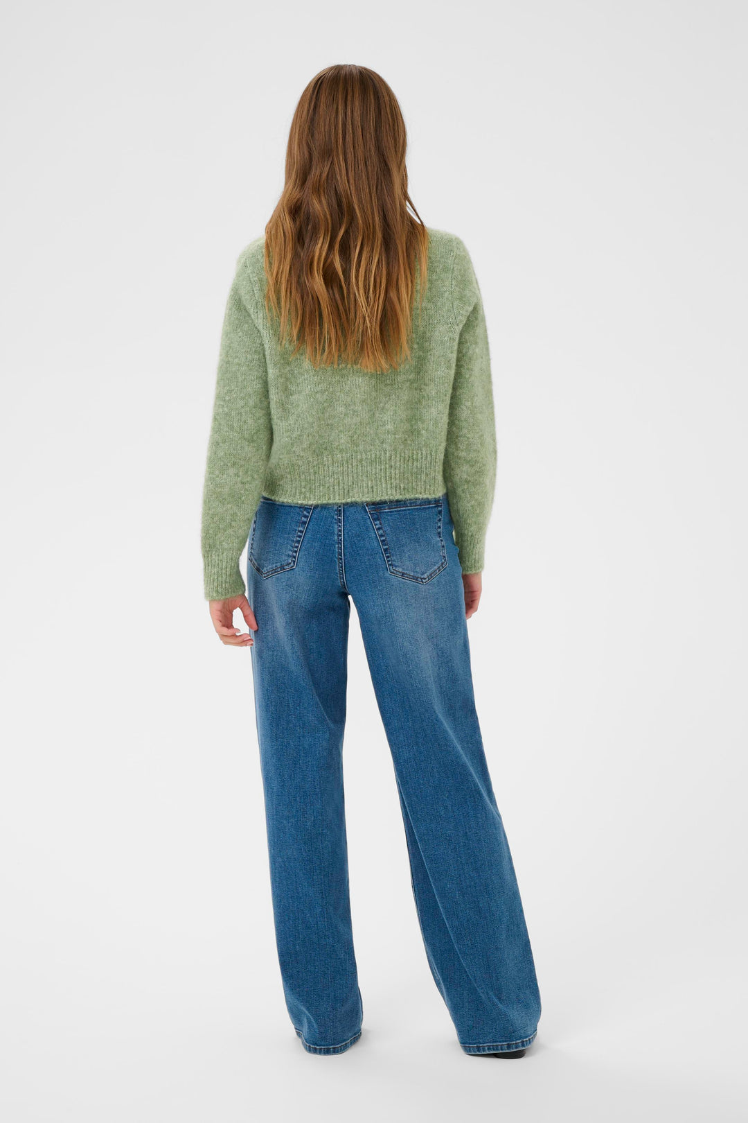 Kaffe KAmelania Cardigan - Sea Spray Mela