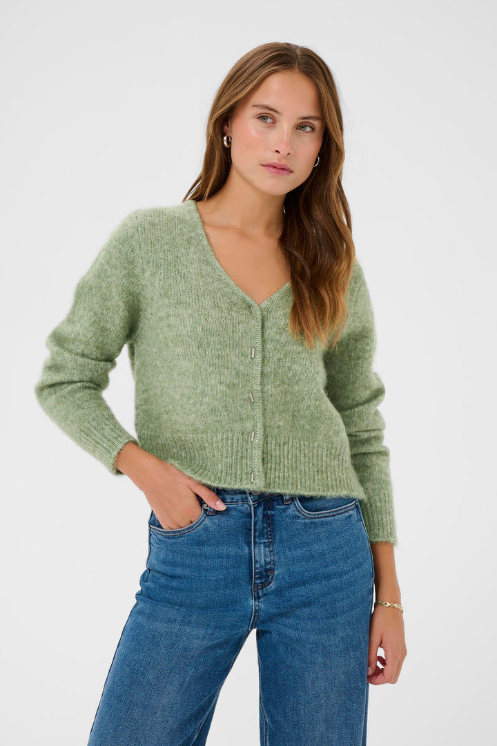 Kaffe KAmelania Cardigan - Sea Spray Mela