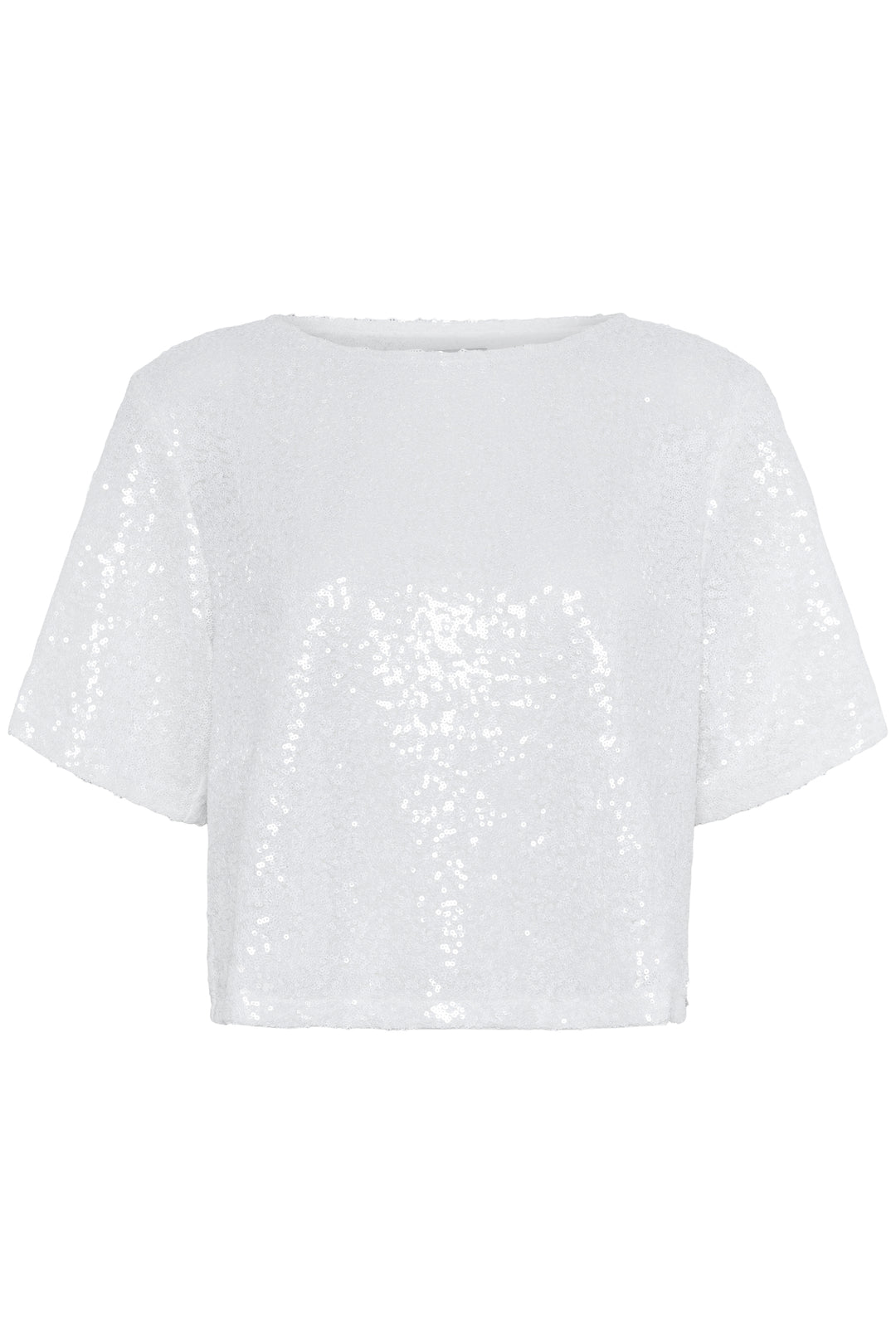 Kaffe Miranda Sequin Blouse - Chalk