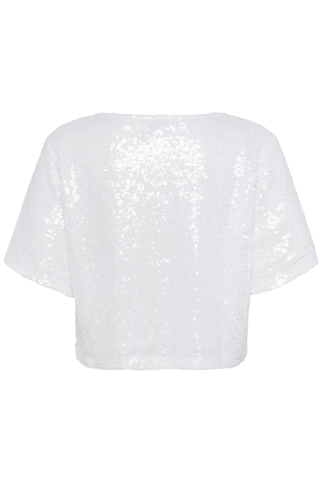 Kaffe Miranda Sequin Blouse - Chalk