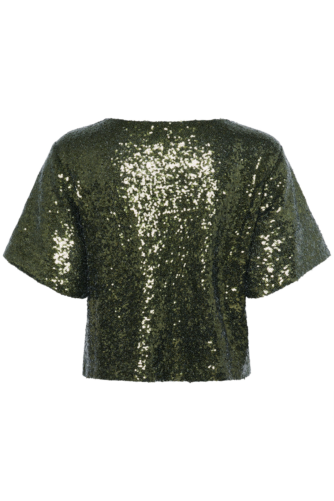 Kaffe Miranda Sequin Blouse - Ivy Green