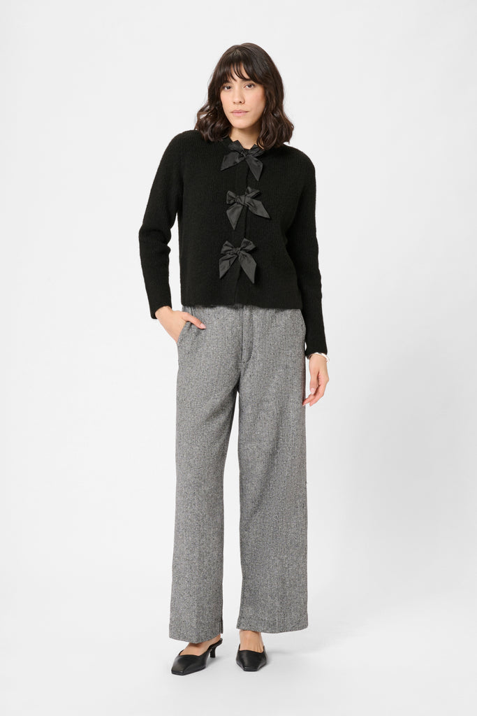 Kaffe May Knit Cardigan - Black Deep