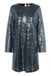 Kaffe Lau Sequin Cardigan - Dark Silver