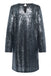 Kaffe Lau Sequin Cardigan - Dark Silver