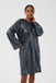 Kaffe Lau Sequin Cardigan - Dark Silver