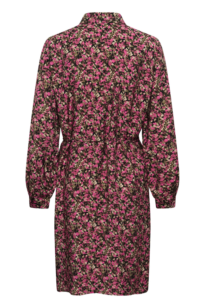 Kaffe KAbella Shirt Dress - Pink Black Graphi