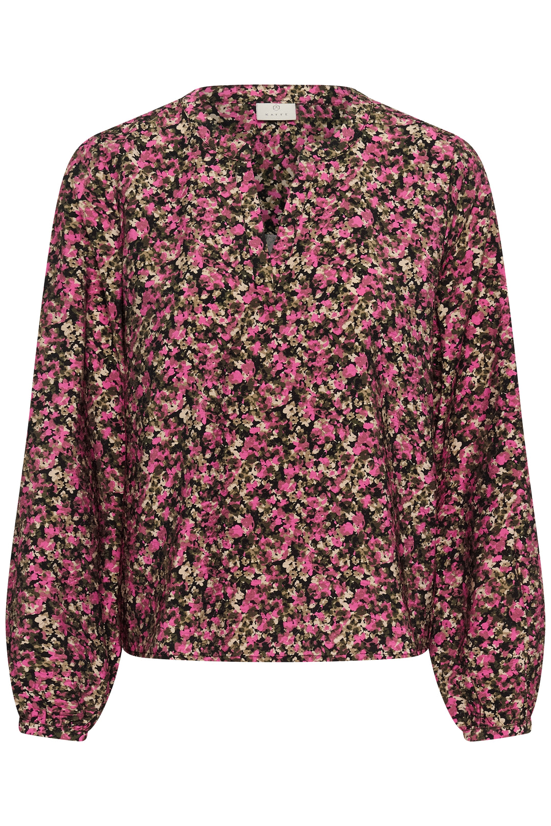 Kaffe KAbella Blouse - Pink Black Graphi