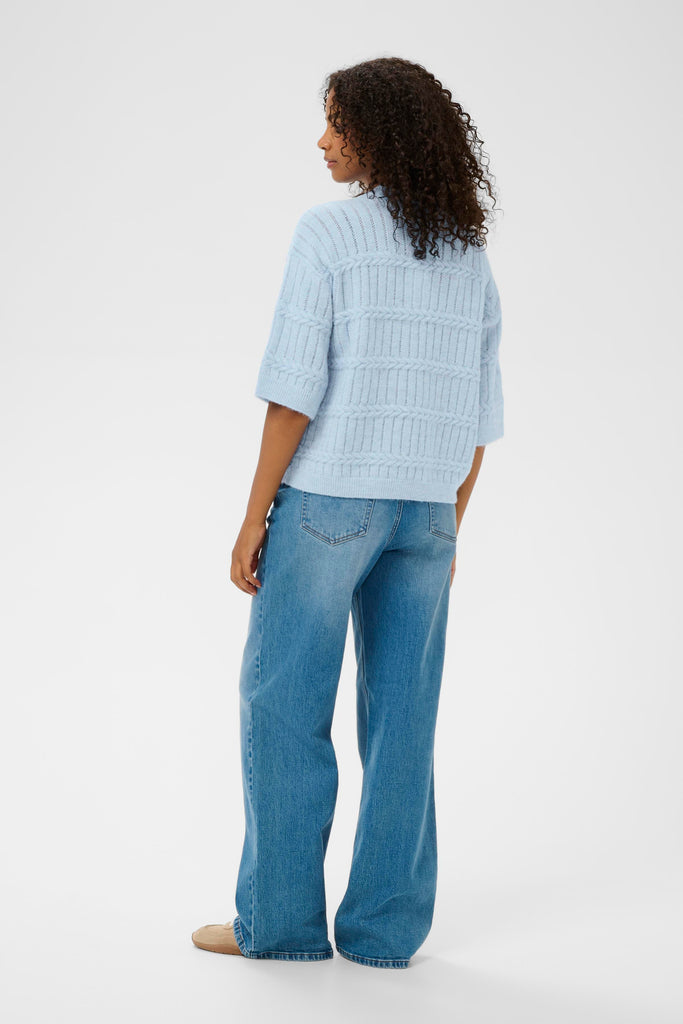 Kaffe KAmonia Pullover- Powder Blue Melange