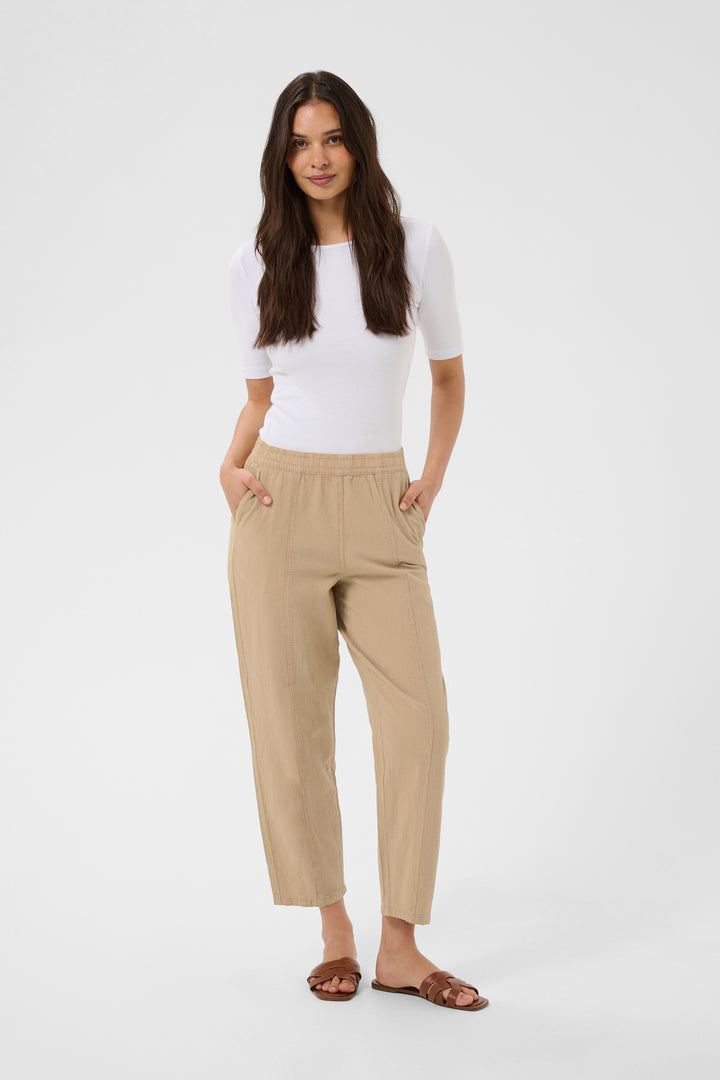 Kaffe Naya trousers- Classic Sand