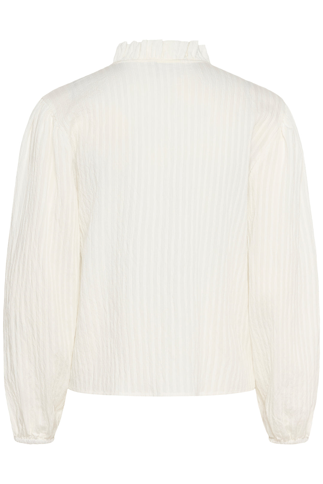 Kaffe KAsuma Frill Shirt - Chalk