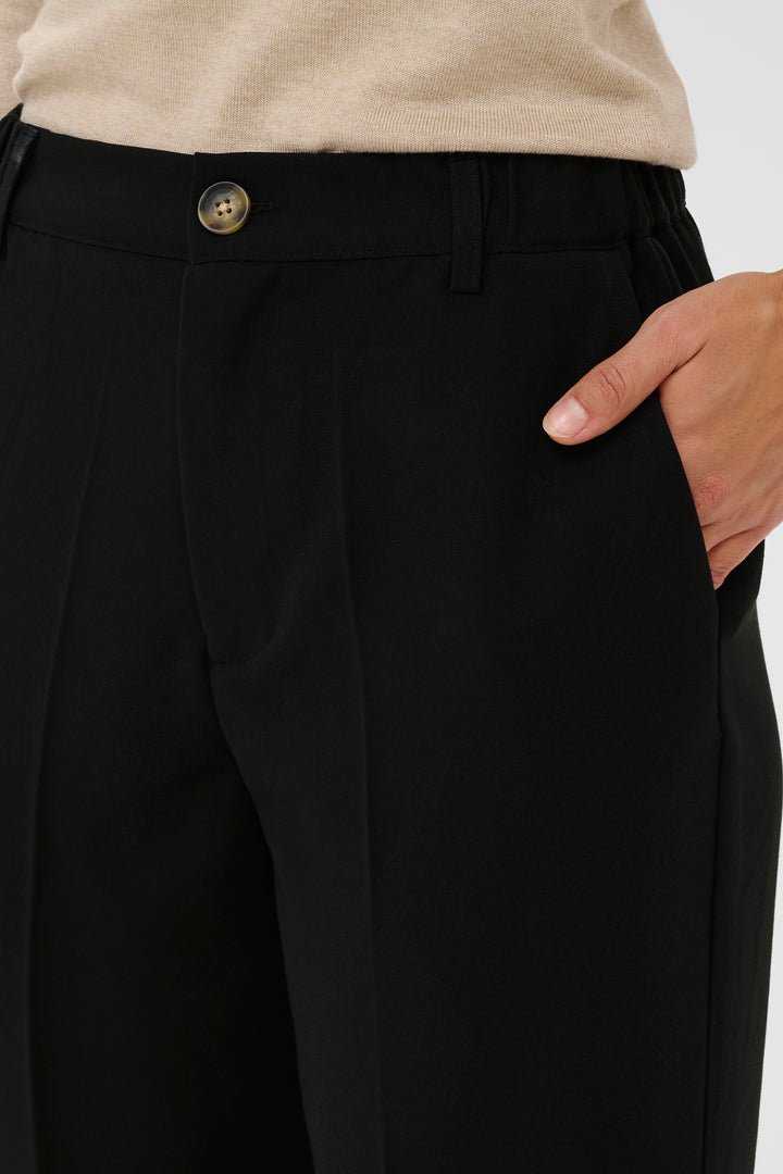 Kaffe KAheather Cropped Pants - Black Deep