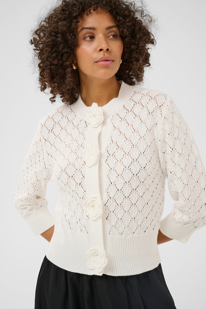 Kaffe Kathrine Cardigan-Chalk