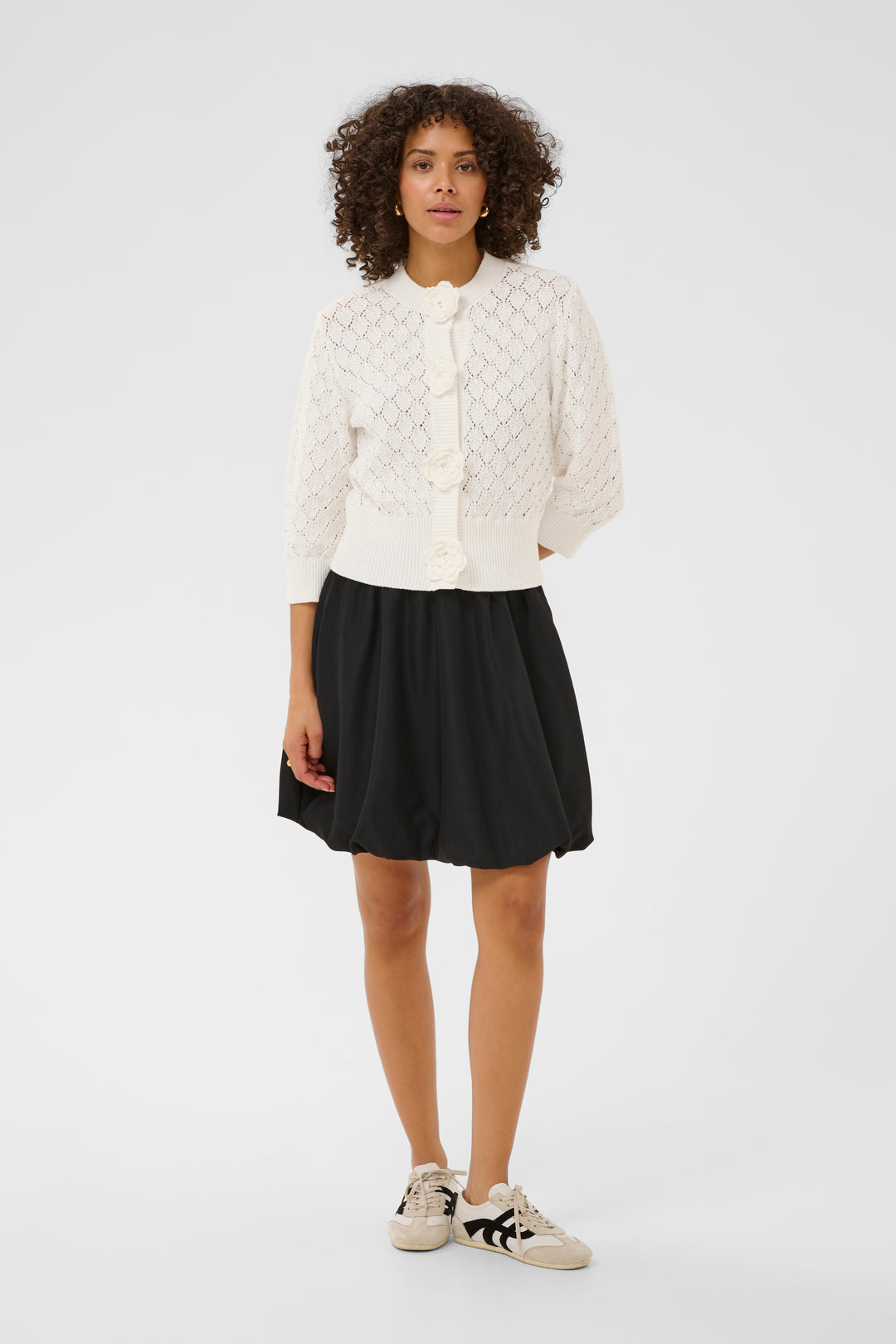 Kaffe Kathrine Cardigan-Chalk