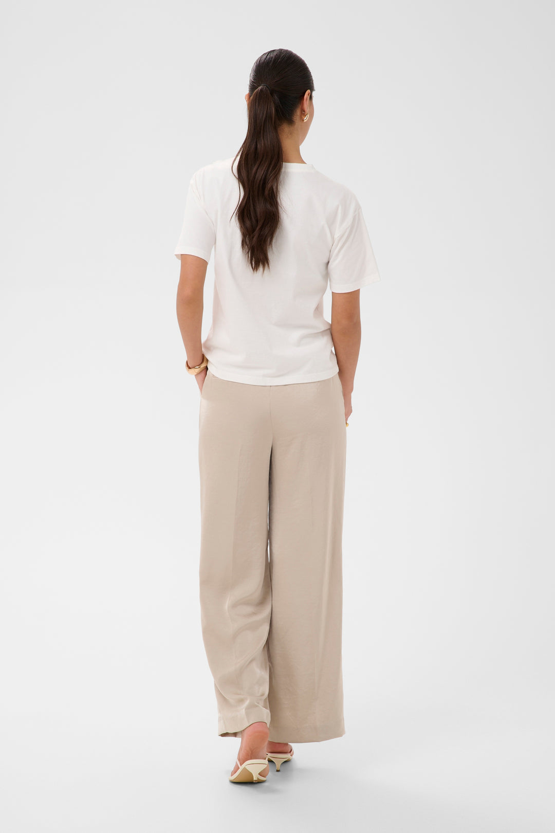 Kaffe Rosie T-Shirt- Chalk