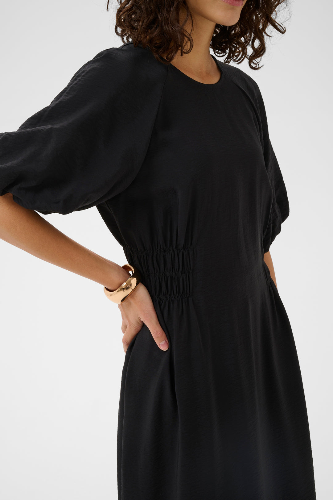 Kaffe KAneema Dress - Deep Black