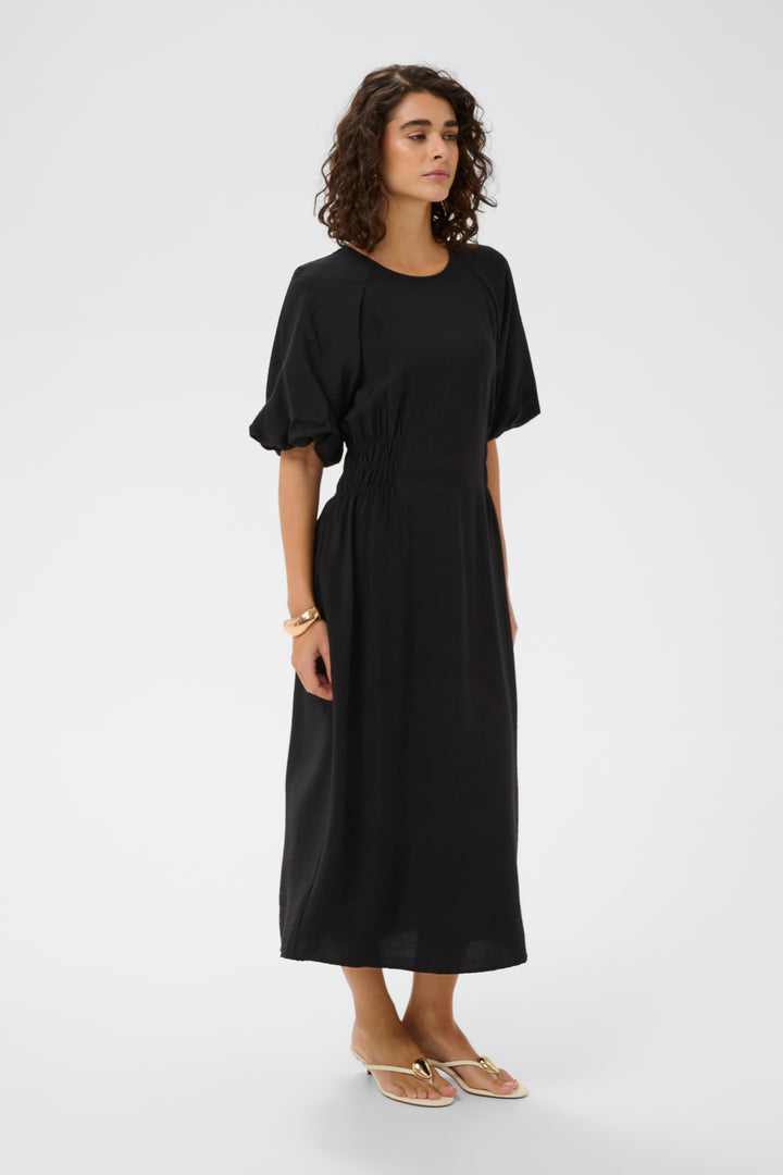 Kaffe KAneema Dress - Deep Black