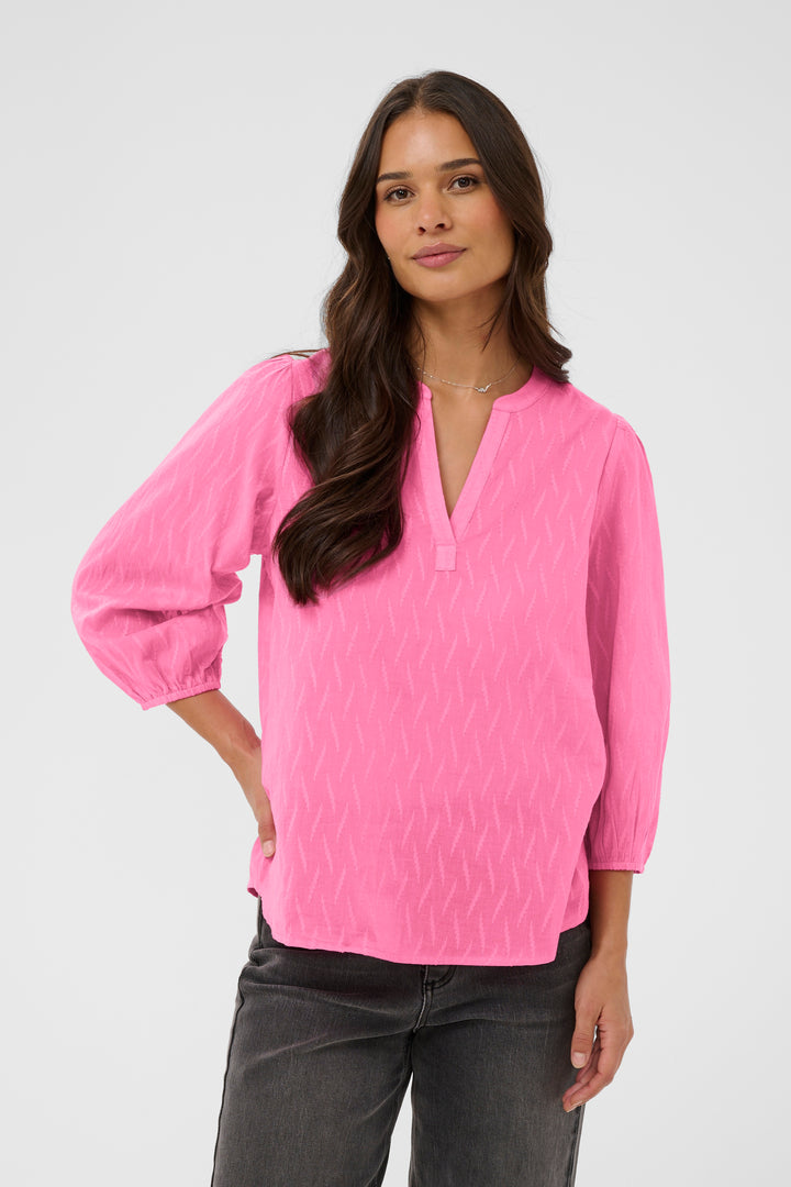 Kaffe KAgabriela Blouse - Pink Power