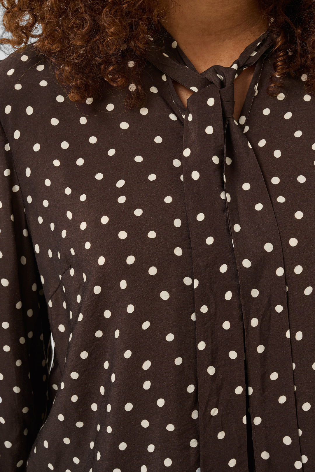 Kaffe KAdotte Blouse- Coffee Bean Turtle